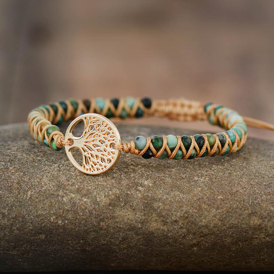Healing Tree of Life Braided Bracelet
