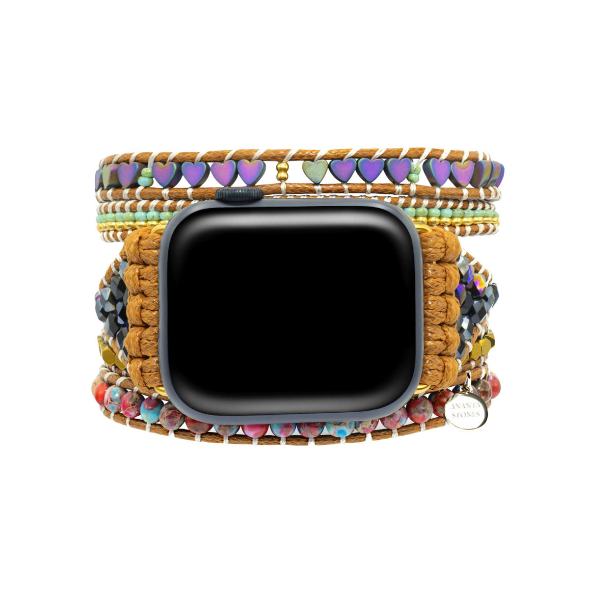 Cinturino per Apple Watch in ematite Healing Love