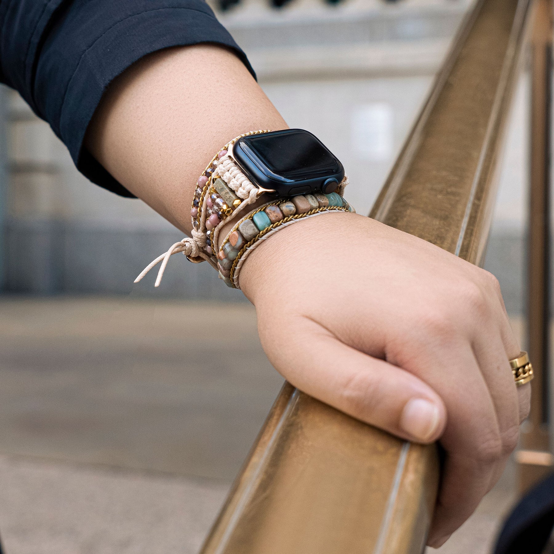 Opbeurende keizersteen <tc>Apple Watch Strap</tc>