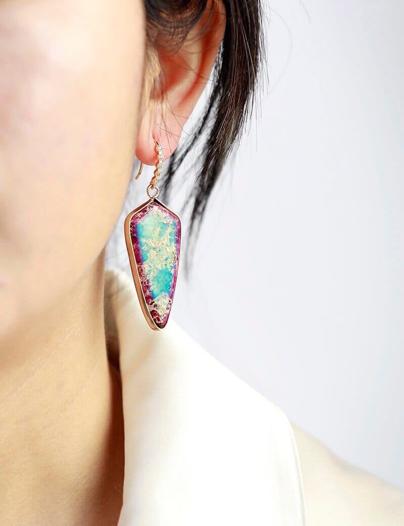 Elegant Emperor Jasper Earrings