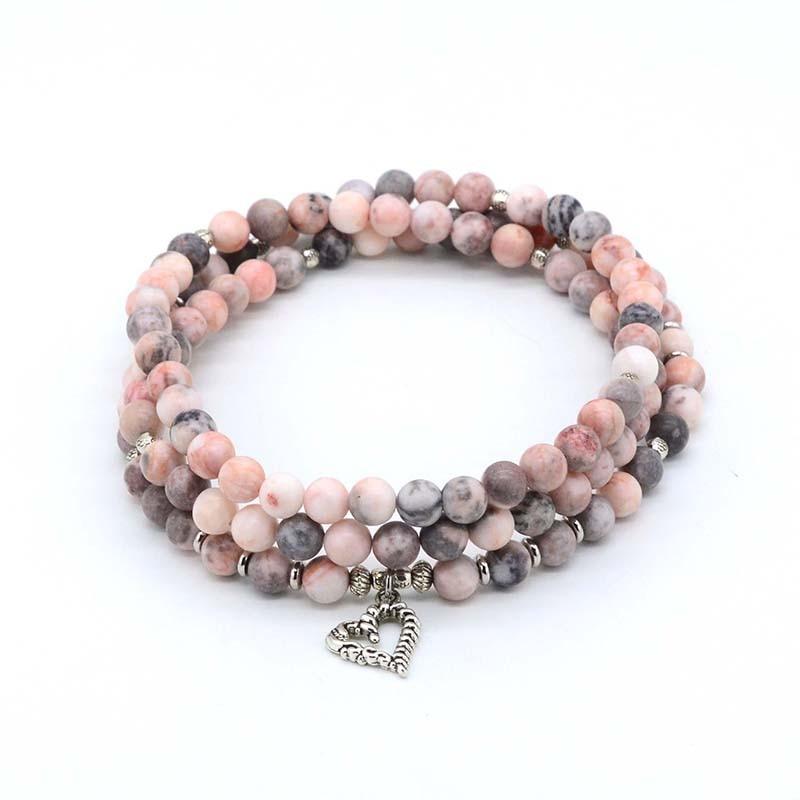 Healing Pink Jasper 108 Mala