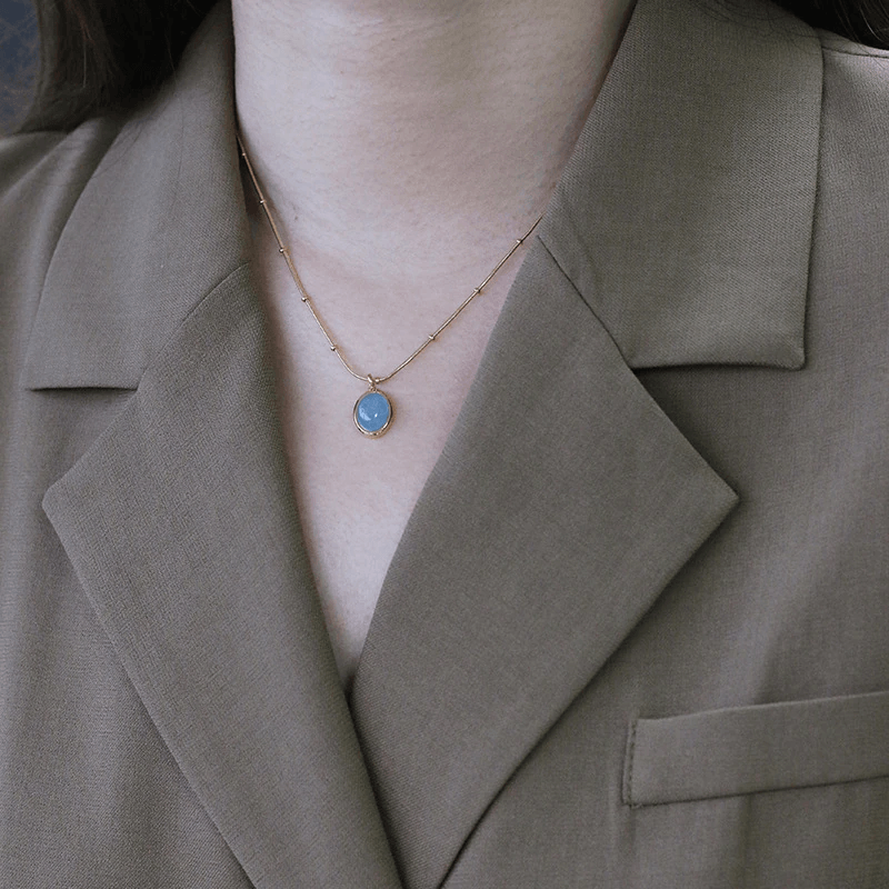 Healing Aquamarine Necklace