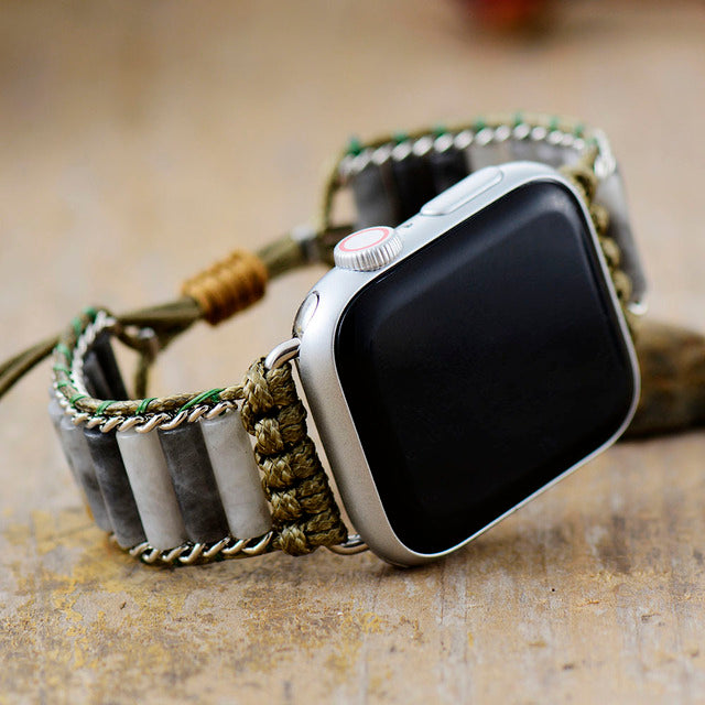 Comprar Correa Apple Watch elegante con piedras de jaspe