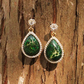 Healing Imperial Jasper Stud Earrings