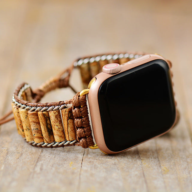 Cinturino per Apple Watch Nature's Wisdom Jasper