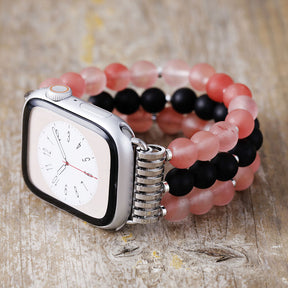 Divine Cherry Quartz Perfect Fit Apple Watch Strap