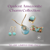 Opulent Amazonite Charm Collection