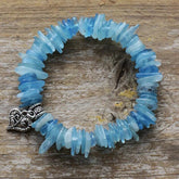Boho Bliss Aquamarine Bracelet