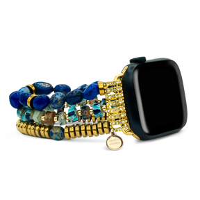 Empowering Lapis Lazuli Perfect Fit Apple Watch Strap