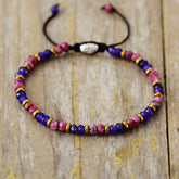 Mystic Fuchsia Jade Harmony Bracelet