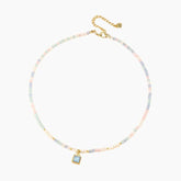 Tranquil Sky Crystal Choker Necklace