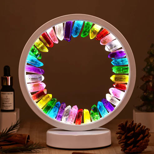 Rainbow Hope Clear Quartz Lamp