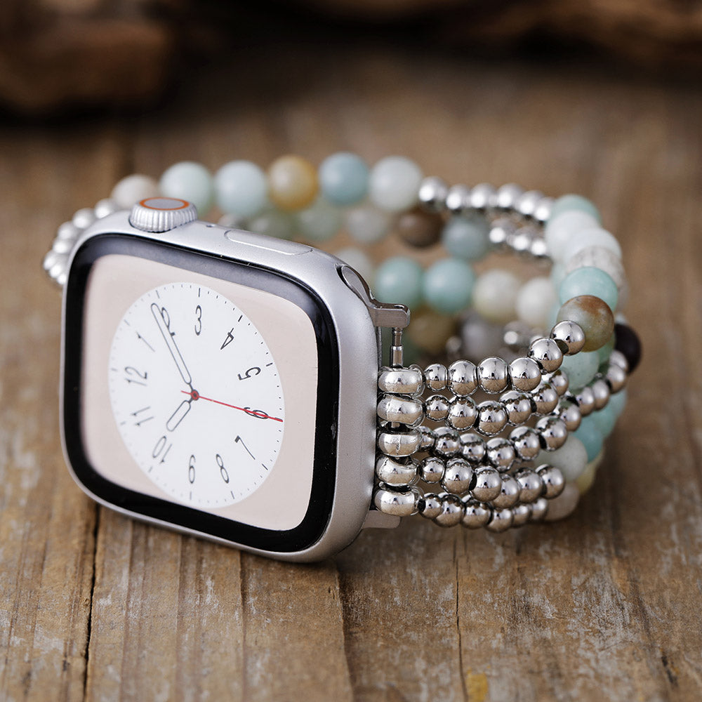 Luminous Amazonite Perfect Fit Apple Watch Strap