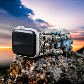 Calming Ocean Jasper Perfect Fit Apple Watch Strap