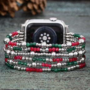 Christmas Silver Magic Apple Watch Strap