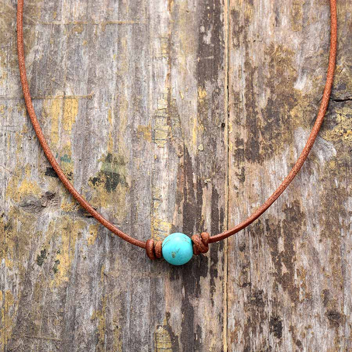 Precious Turquoise Choker Necklace