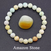 Natural Amazon Stone Beads Bracelet