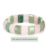 Enchanted Glade Pink & Green Quarts Stone