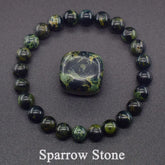 Natural Sparrow Stone Beads Bracelet