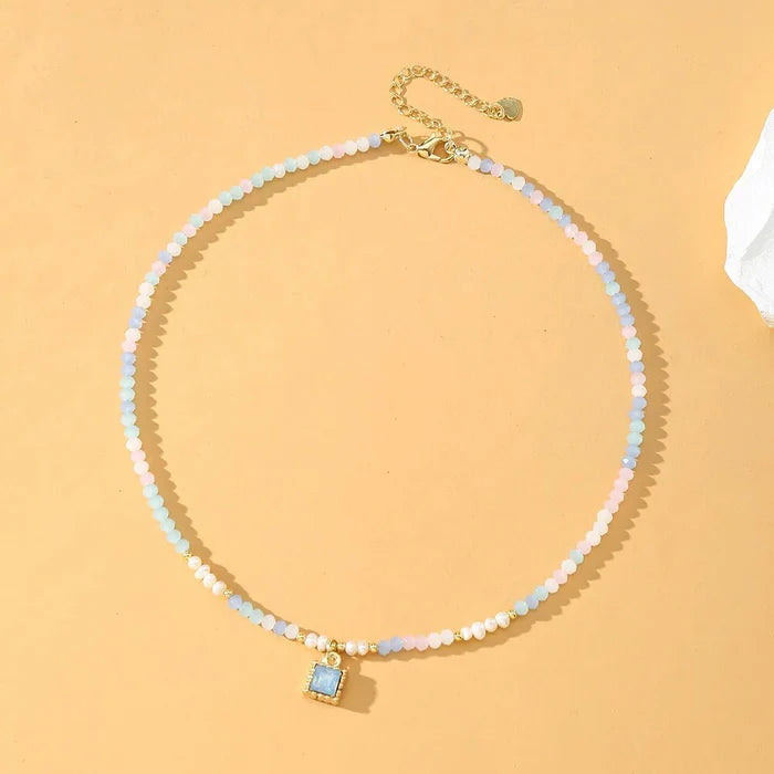 Tranquil Sky Crystal Choker Necklace