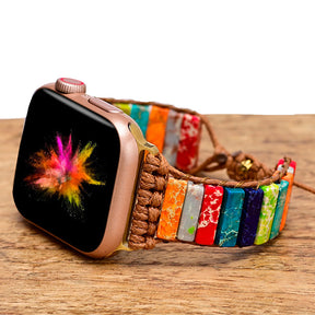 Cinturino per Apple Watch da giardino pittoresco
