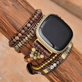 Balans van Aura Agaat Fitbit Versa 3 / Sense horlogebandje