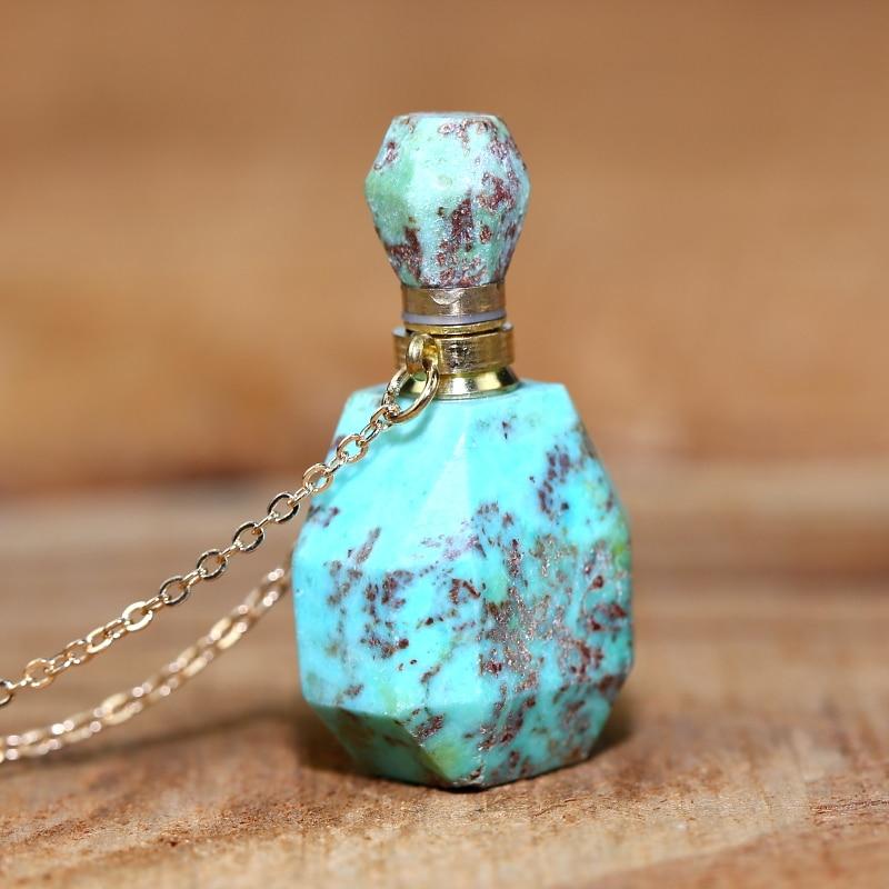 Healing Turquoise Oil Diffuser Necklace
