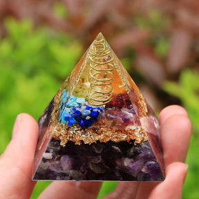 Healing Energy Of Life Garnet Orgone Pyramid