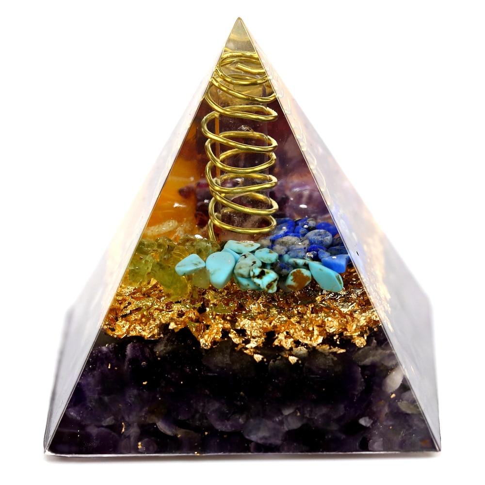Energia curativa della vita Garnet Orgone Pyramid