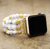 Calming Howlite Perfect Fit Apple Watch Strap