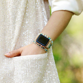 Sparkled Amazonite Apple Watch Strap