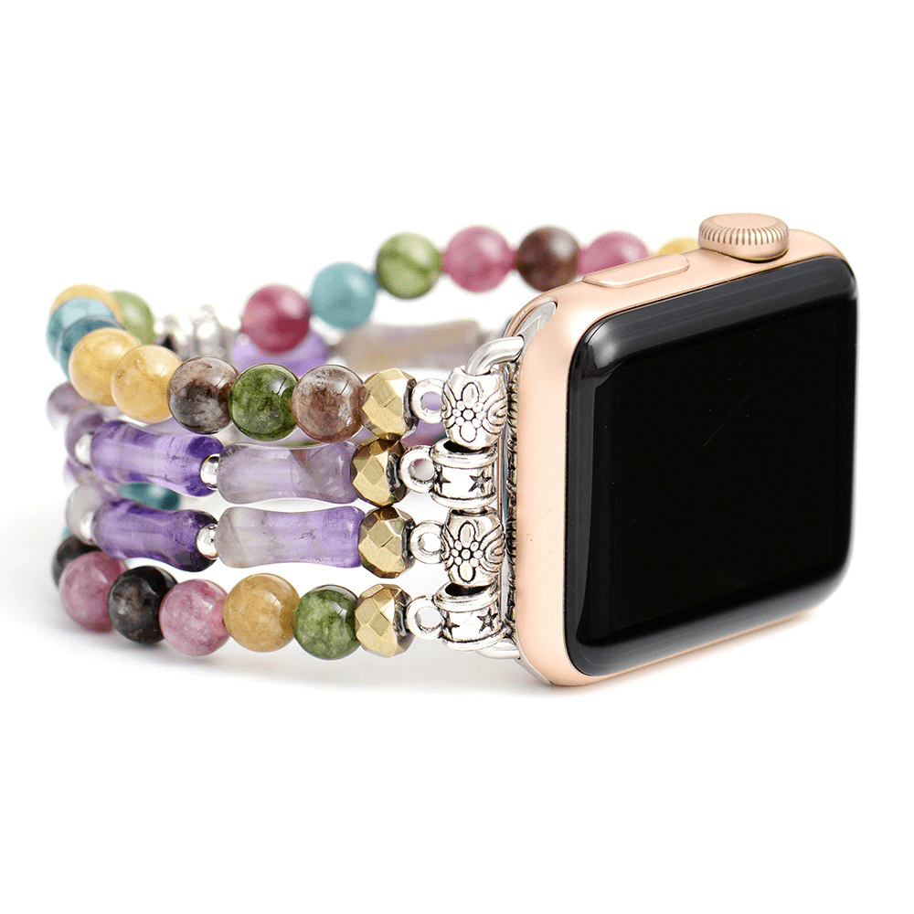 Kaleidoscopic Jeweled Perfect Fit Apple Watch Strap