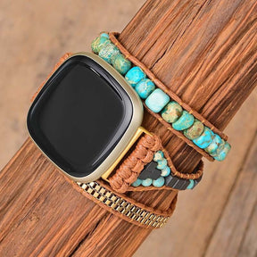 Turquoise Celestial Energy Fitbit Versa 3 / Sense Watch Strap