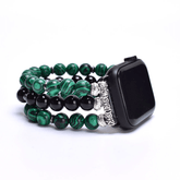Harmonious Malachite Perfect Fit Apple Watch Strap