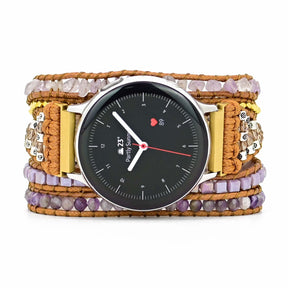 Charming Amethyst Galaxy Watch Strap