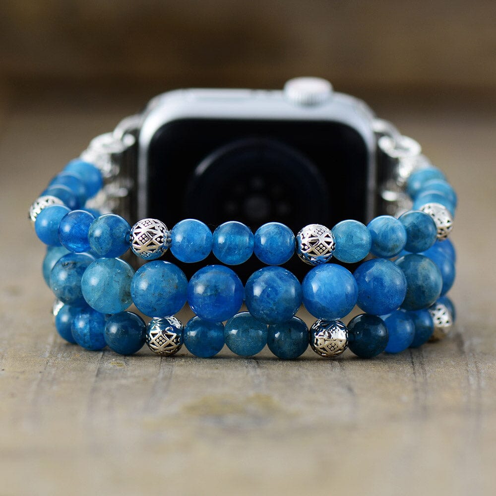 Nurturing Blue Apatite Perfect Fit Apple Watch Strap