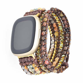 Balance of Aura Agate Fitbit Versa 3 / Sense Watch Strap
