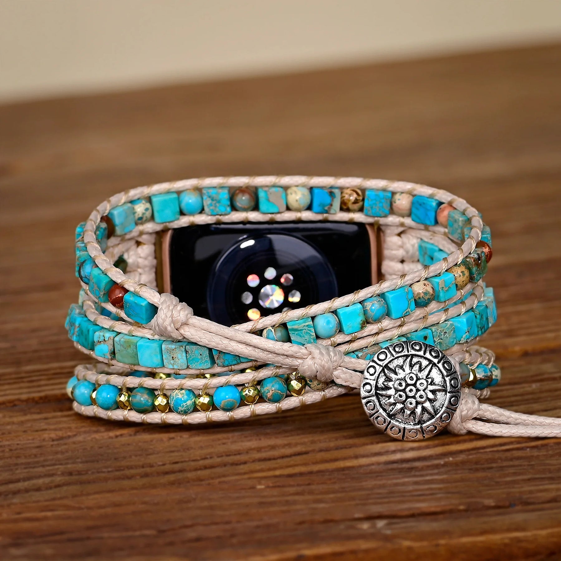 Turquoise Emperor Natural Stone  Watch Strap