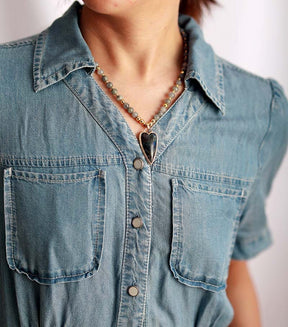 Vibrant Labradorite Necklace - Black Friday SALE