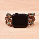 Braided Oceanic Jasper Modern Fit Apple Watch Strap