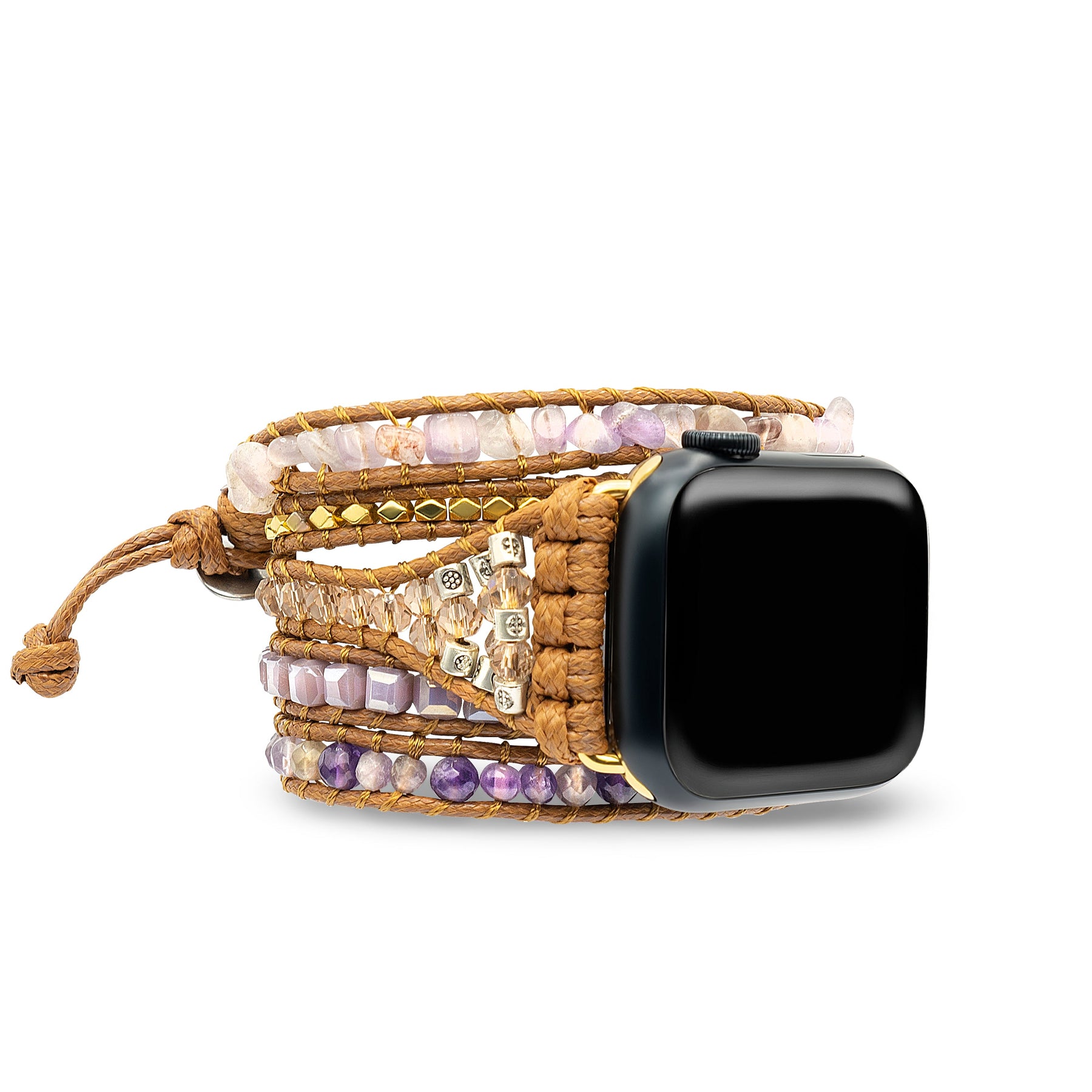 Charming Amethyst Apple Watch Strap