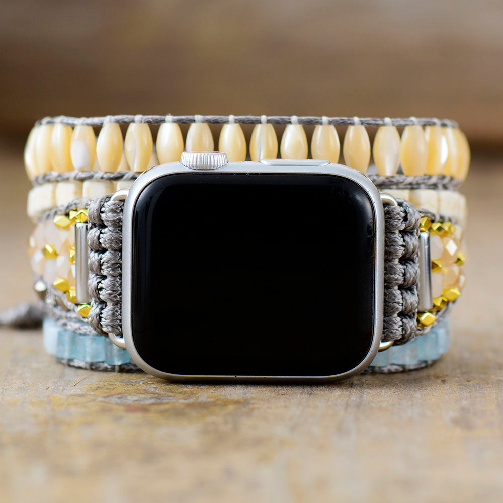 Shell Aquamarine Apple Watch Strap