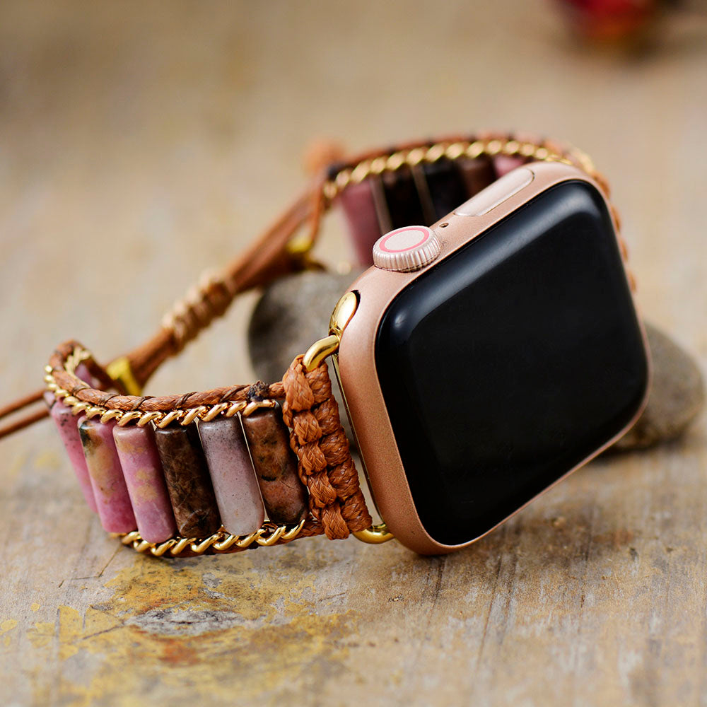Harmonizer Rhodonite Apple Watch Strap