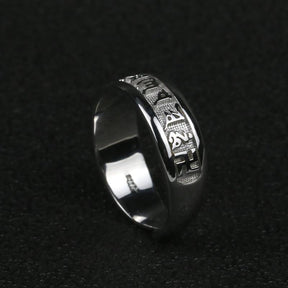 925 Sterling Silver Meditation Ring Adjustable