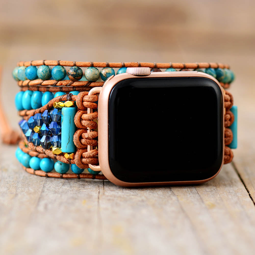 Ocean's Call Turquoise Apple Watch Strap