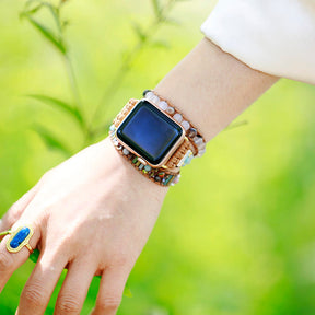 Jaspis Zwarte Onyx <tc>Apple Watch Strap</tc>