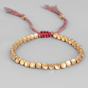 Tibetian Lucky Knots Copper Bracelet