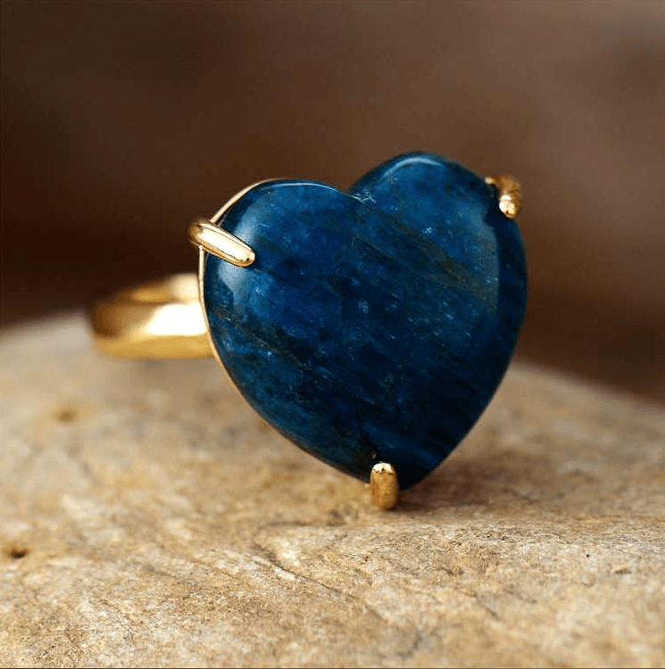 Healing Heart Apatite Ring