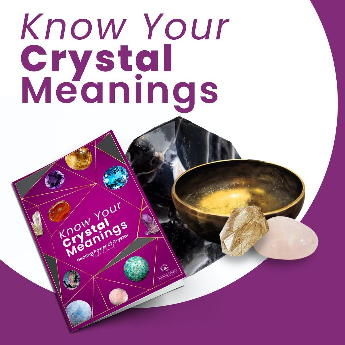 Libro electrónico Conozca los significados de sus cristales