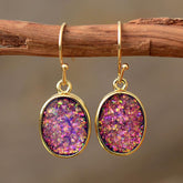 Healing Opal Dangle Earring